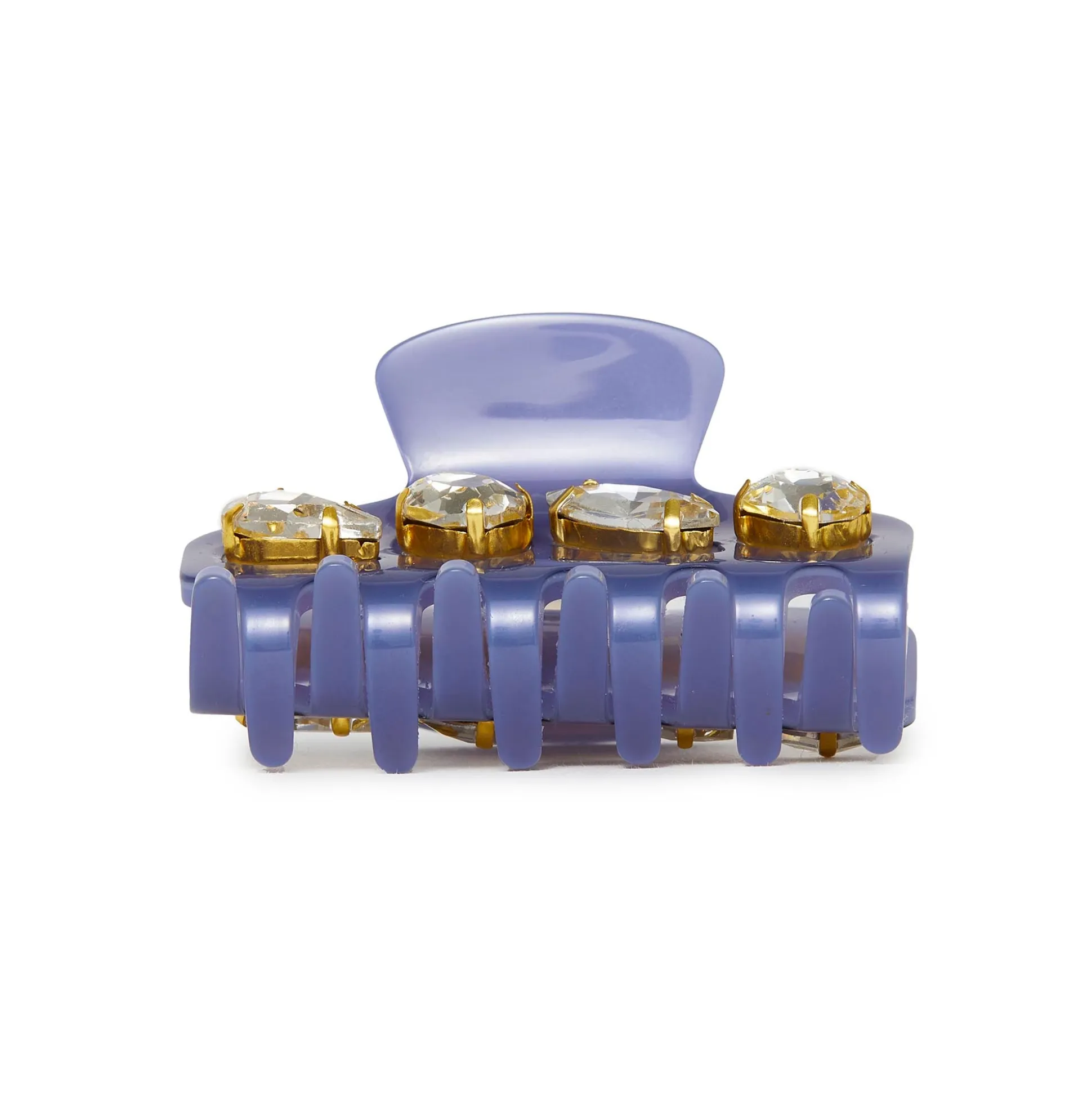FRENCH BLUE MINI CRYSTAL CLAW CLIP