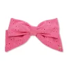 FUCHSIA NATALIA EYELET BOW BARRETTE