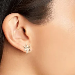 GOLD LILY STUD EARRINGS