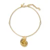 GOLD NAUTILUS COLLAR NECKLACE