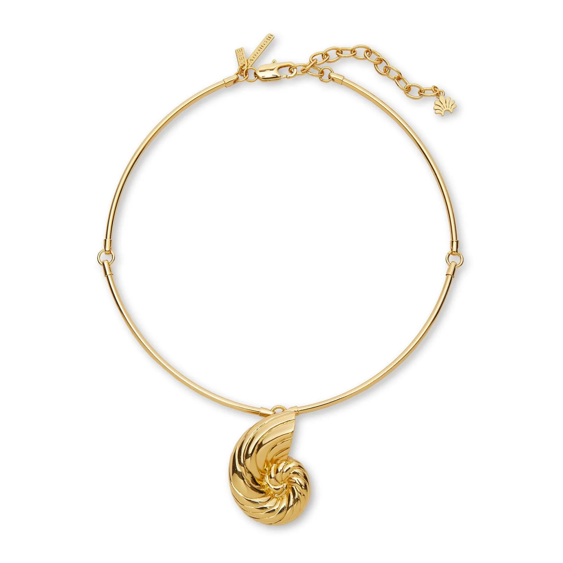 GOLD NAUTILUS COLLAR NECKLACE