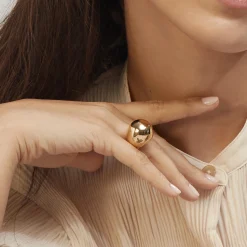 GOLD ORB RING