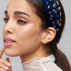 GOLD STAR STUD EARRINGS