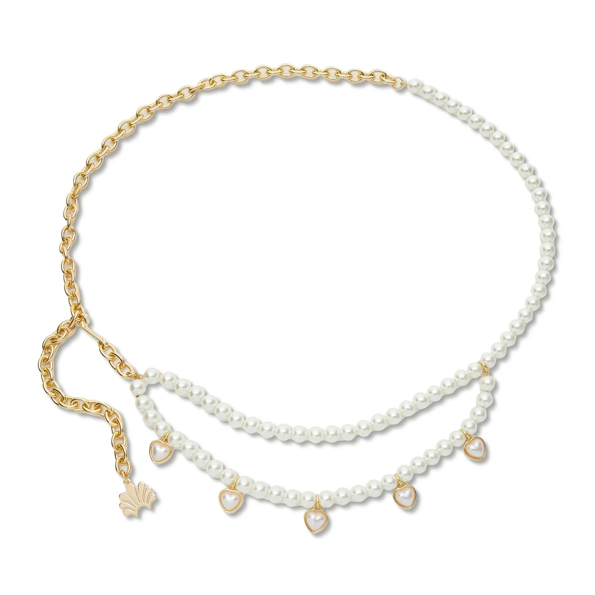 GOLD VALENTINA CHARM CHAIN BELT