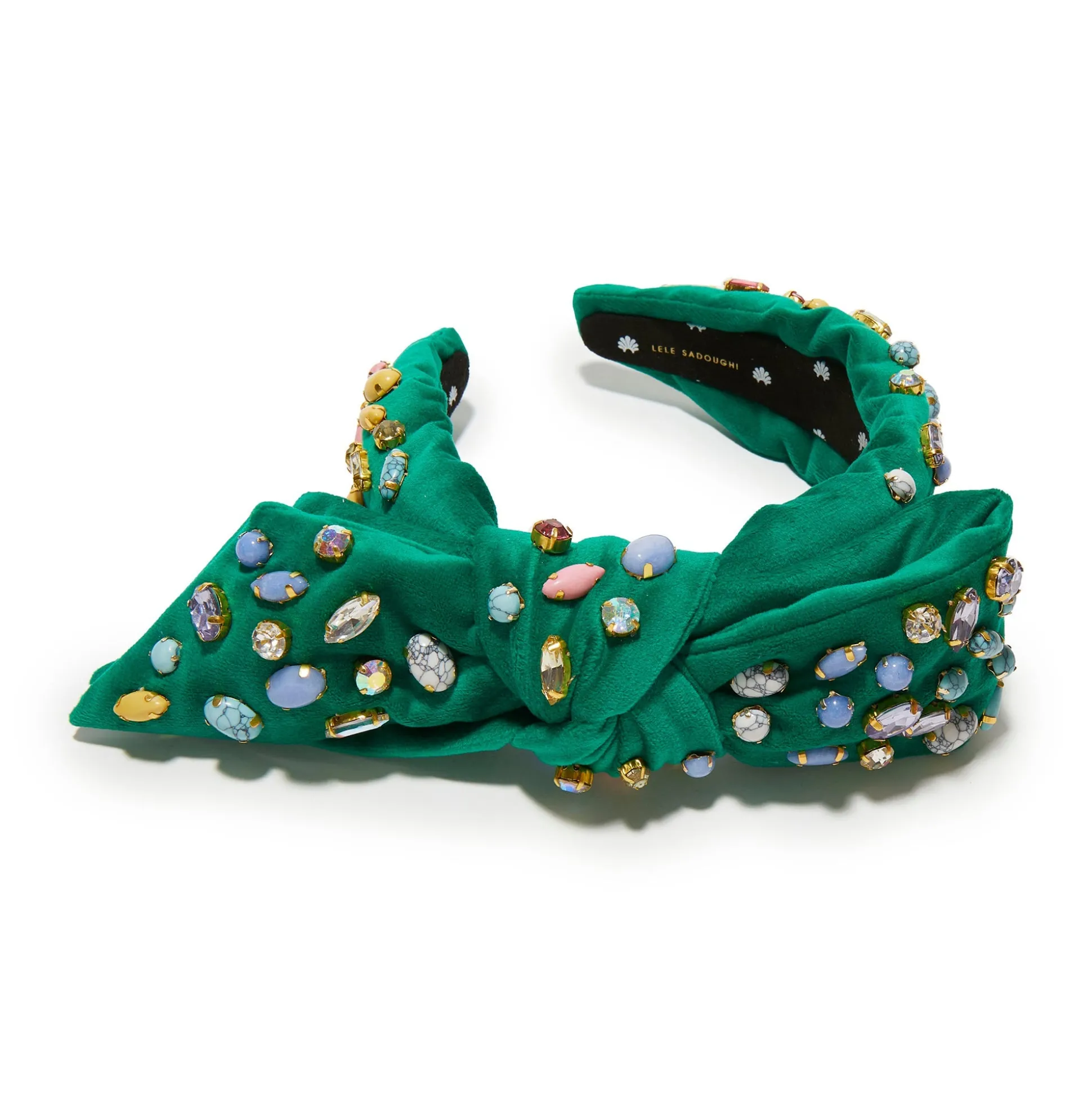 GRASS GREEN EXCLUSIVE HOLLY MULTI-CRYSTAL HEADBAND