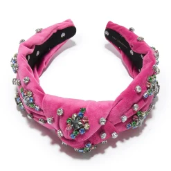 HARLEQUIN RAINBOW KNOTTED TWINKLE CRYSTAL HEADBAND