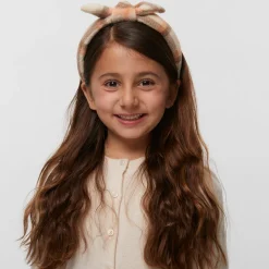 HARVEST PLAID KIDS BOW TIE HEADBAND