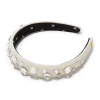 IVORY CHARLOTTE PAVE EMBELLISHED HEADBAND