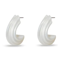 IVORY CURVED CANYON HOOP