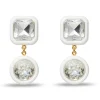 IVORY GEM DROP EARRINGS