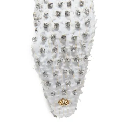 IVORY GRETA GOLD FLECK HEADBAND