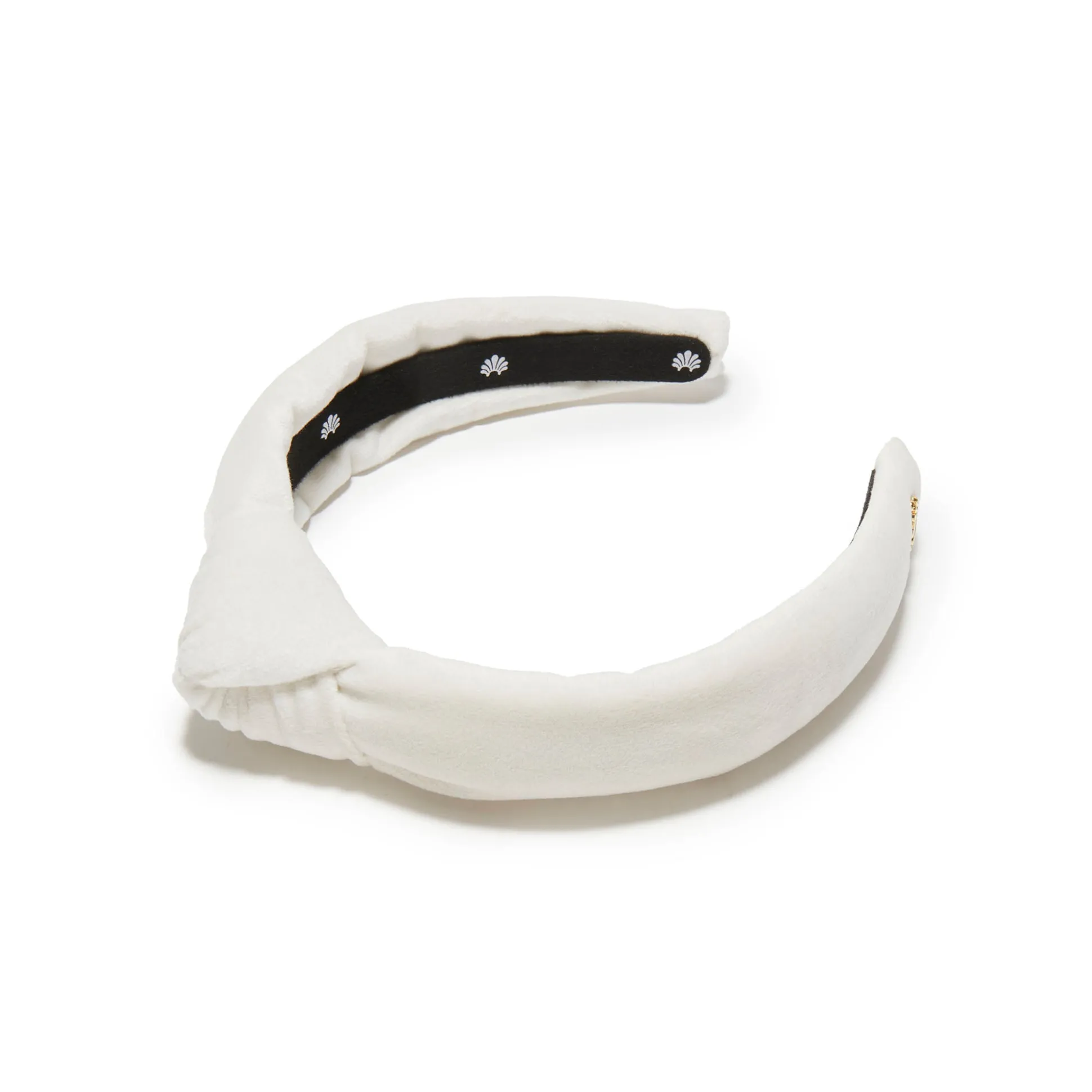 IVORY KIDS VELVET KNOTTED HEADBAND