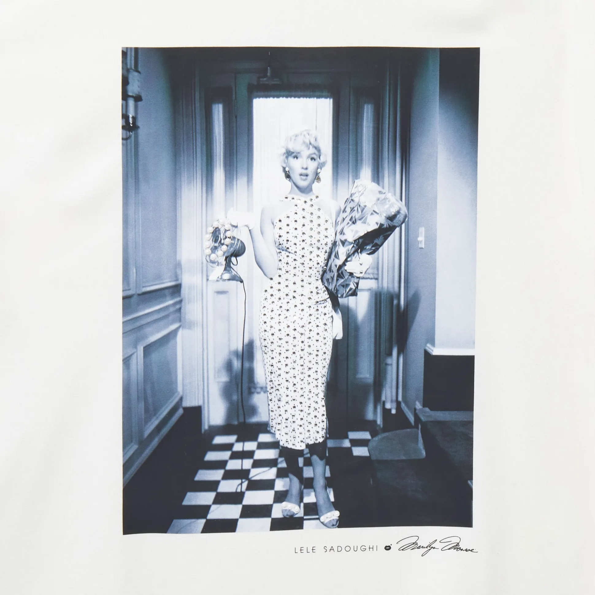 IVORY LELE SADOUGHI X MARILYN MONROE TEE