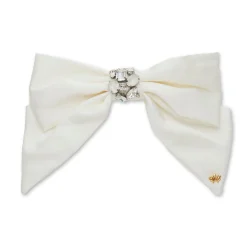 IVORY NATALIA SWAROVSKI® BOW BARRETTE