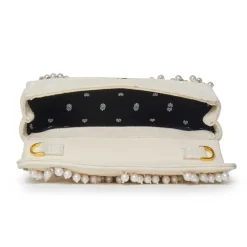 IVORY PEARL MINI TABITHA TOP HANDLE BAG
