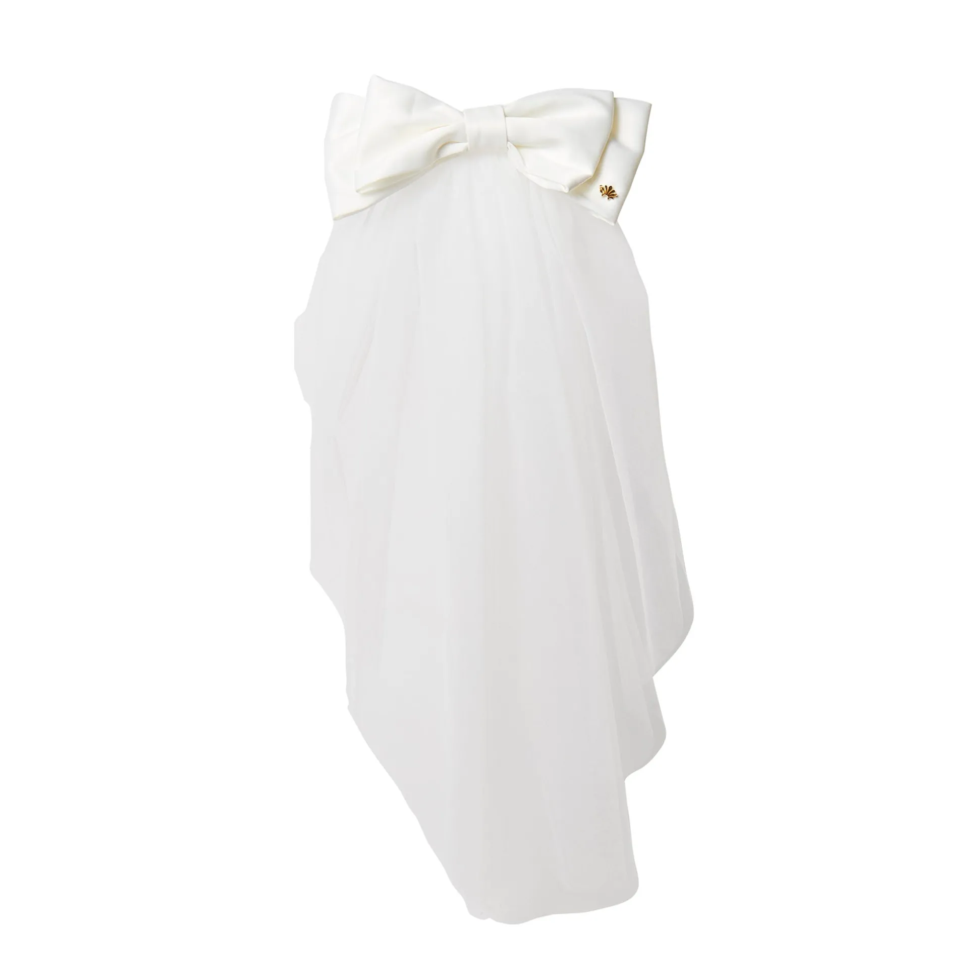 IVORY PRISCILLA BOW VEIL