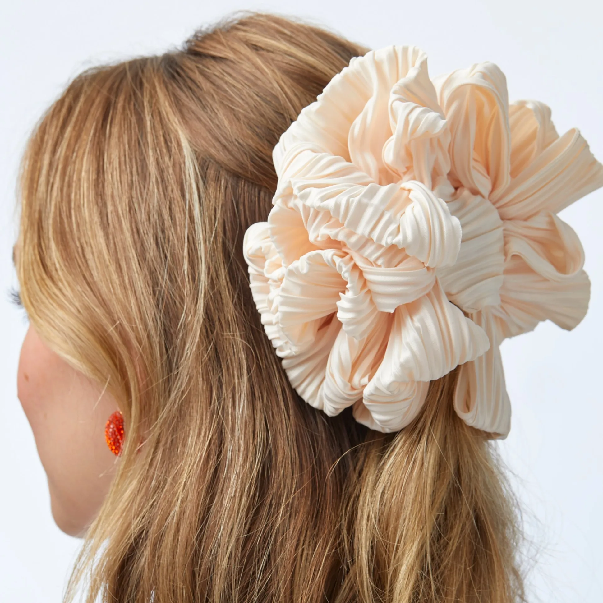 IVORY RITA RIBBON CLAW CLIP