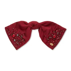 JANUARY GARNET PALOMA JEWELED BIRTHSTONE BOW