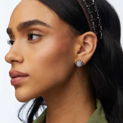 JET DECO STUD EARRINGS