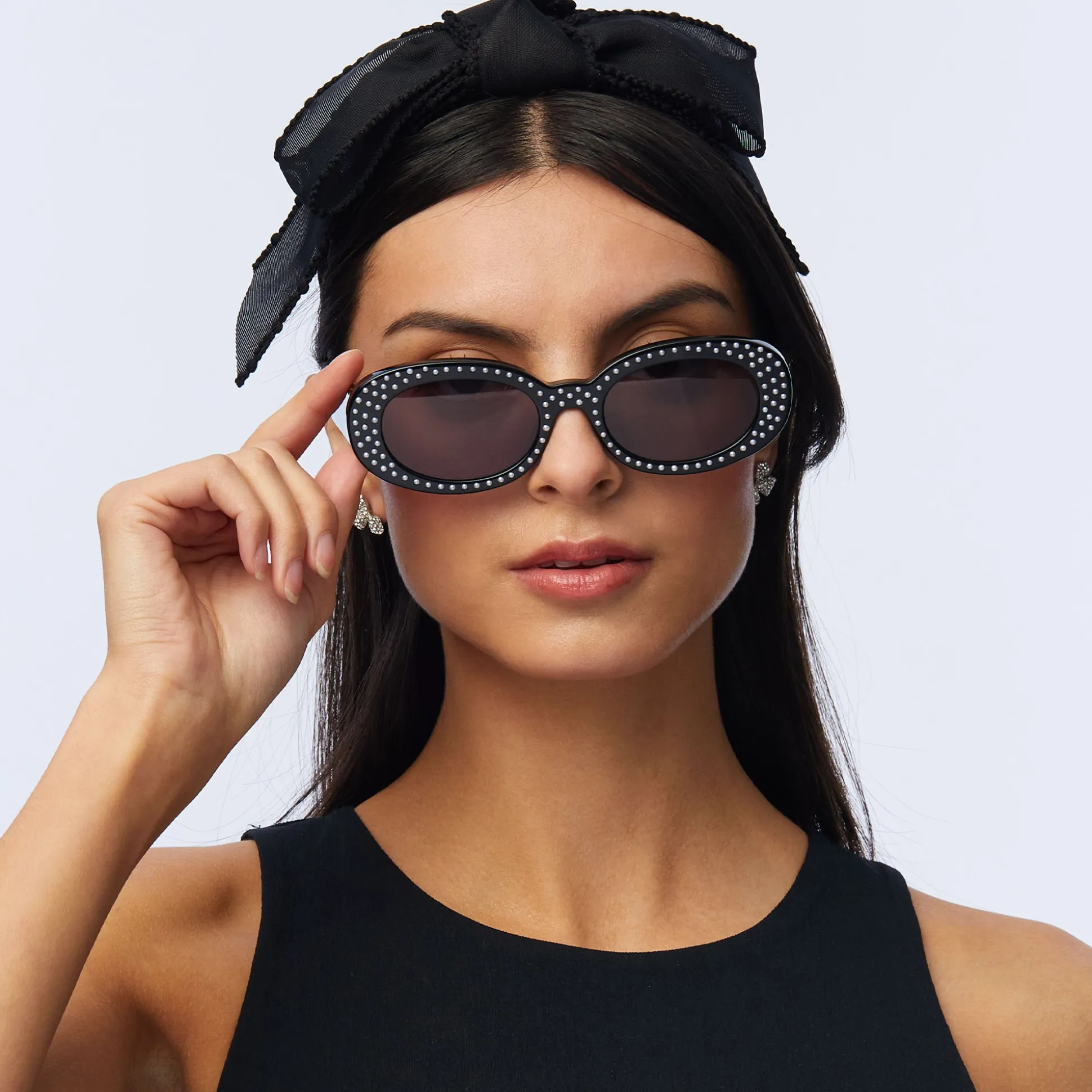 JET OCEANSIDE PEARL OVAL SUNGLASSES