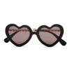 JET PEARL ARM SWEETHEART SUNGLASSES