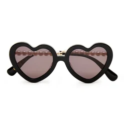 JET PEARL ARM SWEETHEART SUNGLASSES