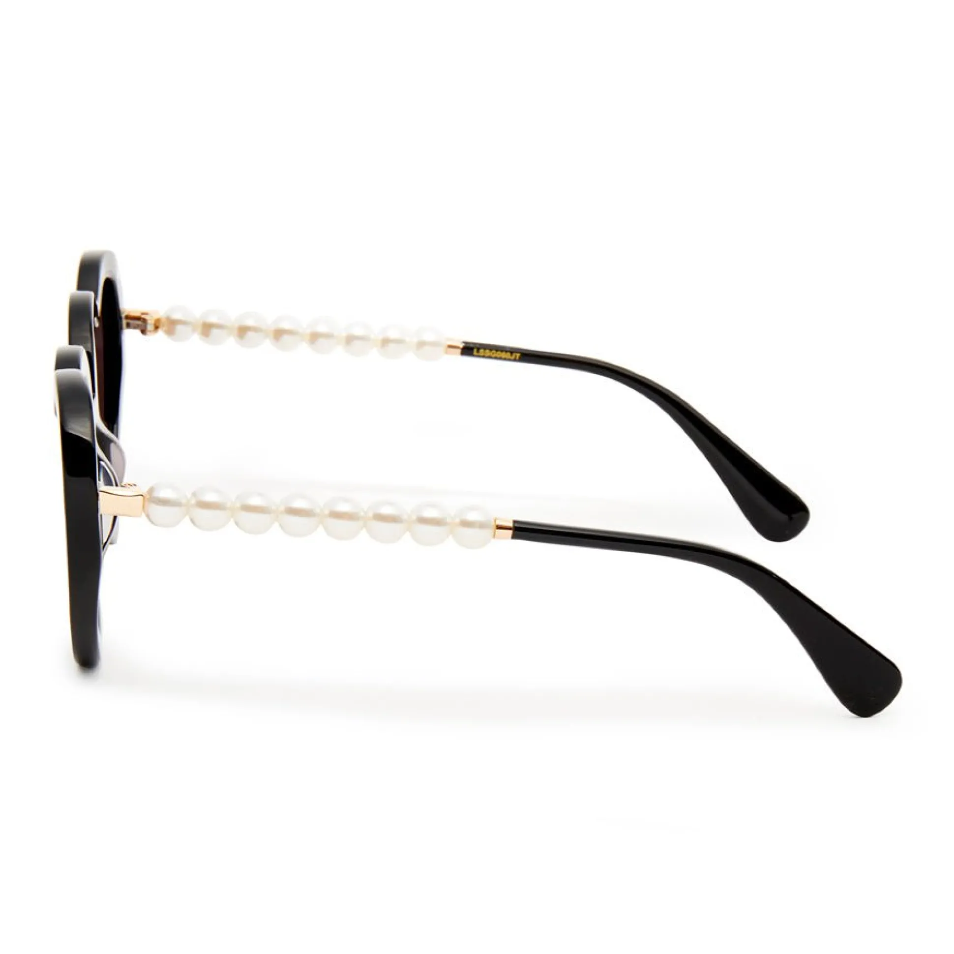 JET PEARL ARM SWEETHEART SUNGLASSES