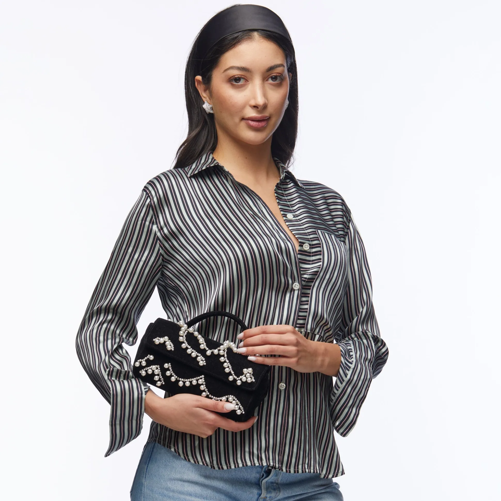 JET PEARL MINI TABITHA TOP HANDLE BAG