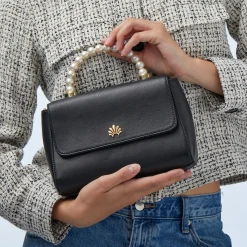 JET PEARL TABITHA TOP HANDLE CROSSBODY