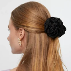 JET PEONY FLOWER CLAW CLIP