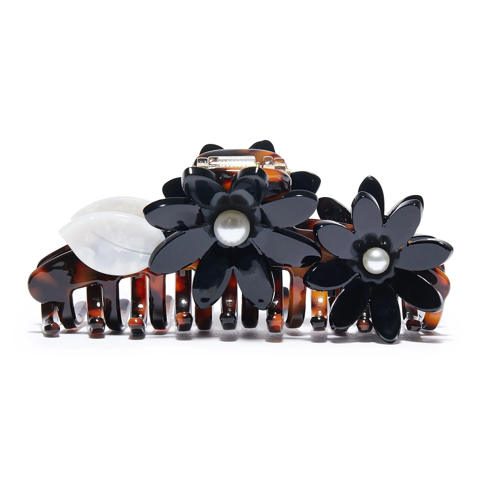 JET PETUNIA CLAW HAIR CLIP