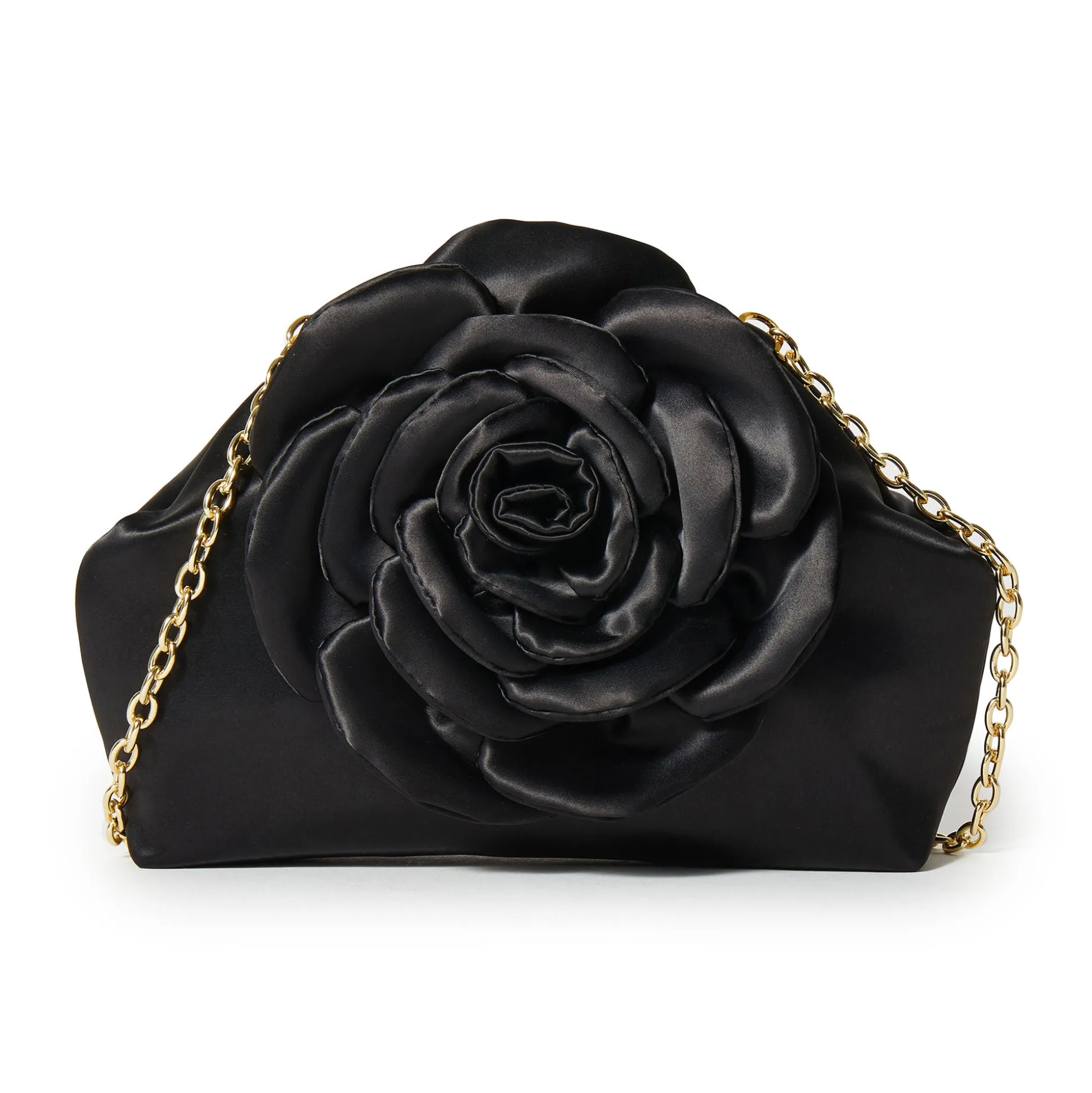 JET ROSIE SATIN CLUTCH