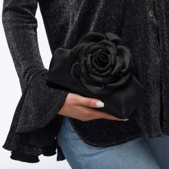 JET ROSIE SATIN CLUTCH