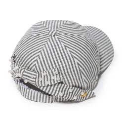 JET SEERSUCKER BOW EMBELLISHED BASEBALL CAP