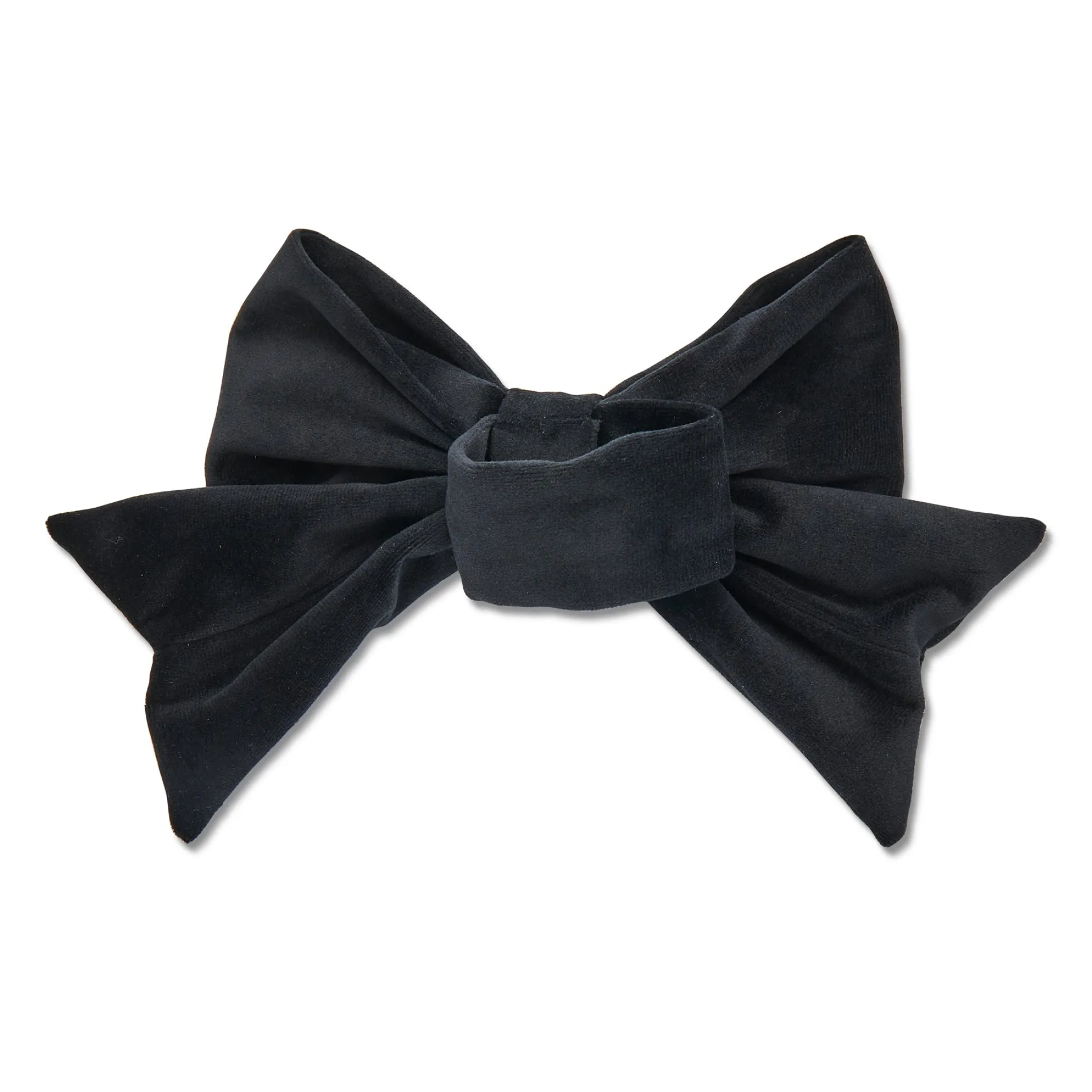 JET SET OF 4 VELVET BOW NAPKIN RINGS