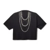 JET SHORT-SLEEVE PEARL EMBELLISHED TEE