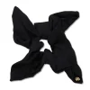 JET SQUARE SILK SCRUNCHIE