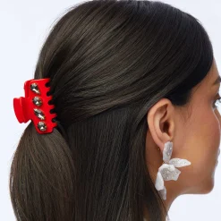 LADYBUG RED MINI CRYSTAL CLAW CLIP