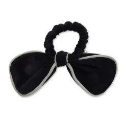 LAS VEGAS RAIDERS LELE SADOUGHI X NFL JET BOW SCRUNCHIE
