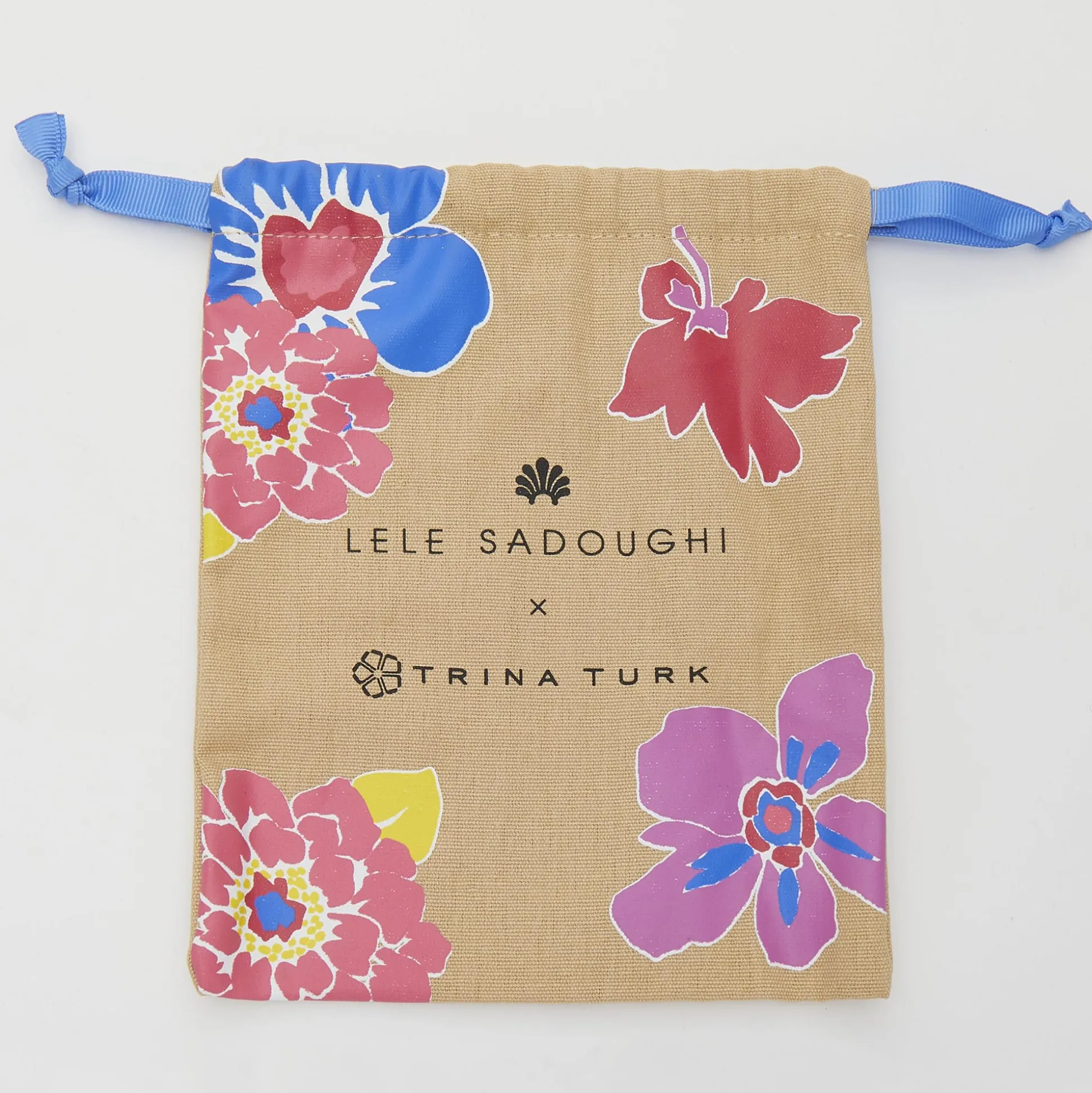 LELE SADOUGHI X TRINA TURK LAVENDER SKY PARAPLUIE STRAND NECKLACE