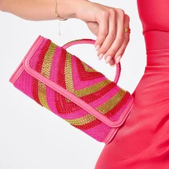 LELE SADOUGHI X TRINA TURK SUR MER MINI TABITHA TOP HANDLE BAG