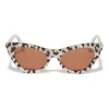 LEOPARD DOWNTOWN CAT-EYE SUNGLASSES