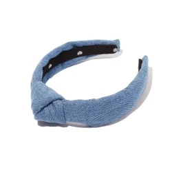 LIGHT DENIM KIDS KNOTTED HEADBAND