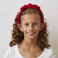 LIPSTICK RED KIDS CRYSTAL HEARTBURST HEADBAND