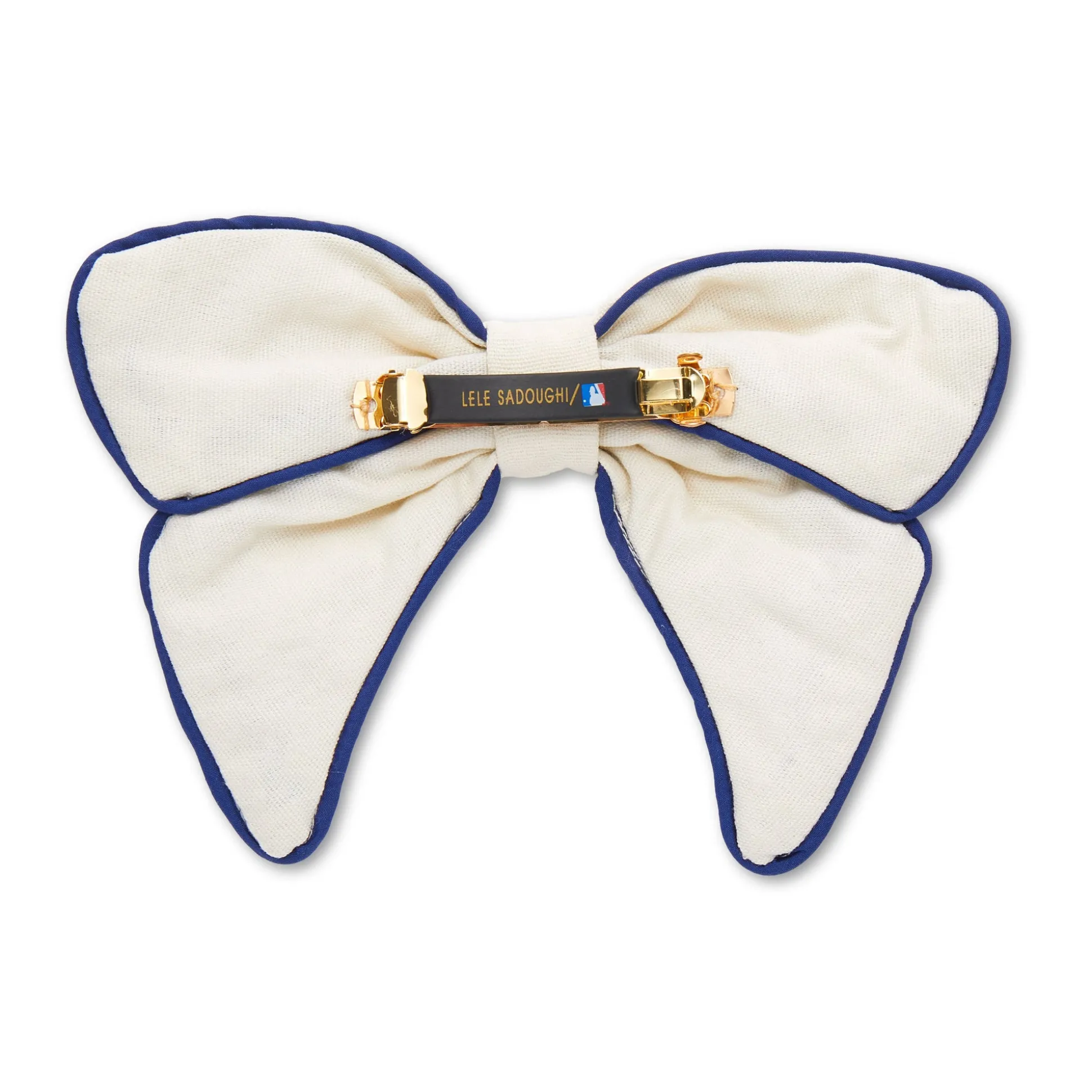 LOS ANGELES ANGELS LELE SADOUGHI / MLB IVORY BOW BARRETTE
