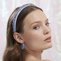 MARCH AQUAMARINE GIGI JEWELED BIRTHSTONE HEADBAND
