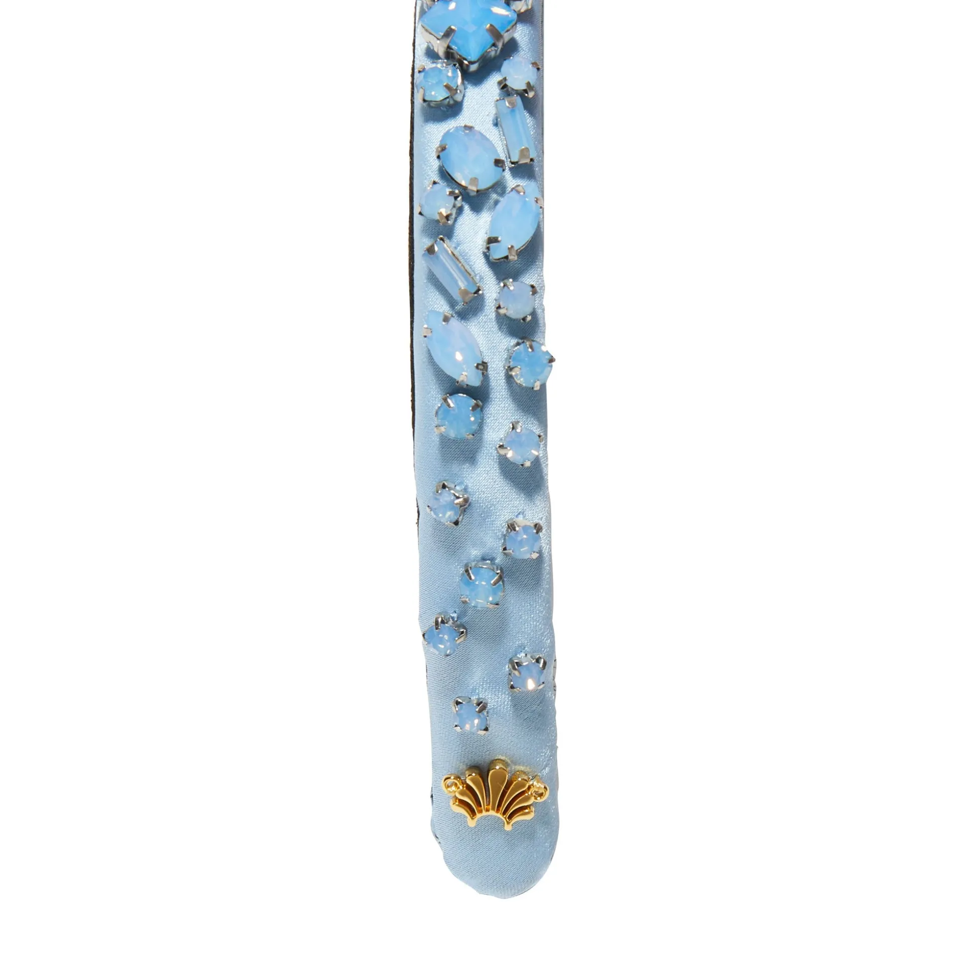 MARCH AQUAMARINE GIGI JEWELED BIRTHSTONE HEADBAND