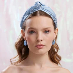 MARCH AQUAMARINE MARLENE JEWELED BIRTHSTONE HEADBAND