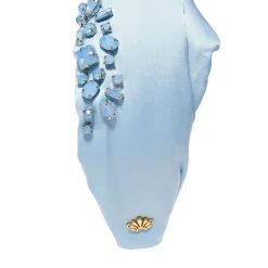 MARCH AQUAMARINE MARLENE JEWELED BIRTHSTONE HEADBAND