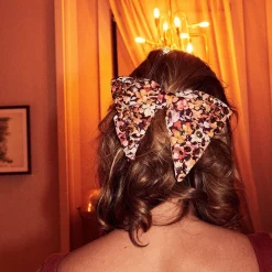MARIGOLD LILIES LIBBY LIBERTY™ CRYSTAL BOW BARRETTE